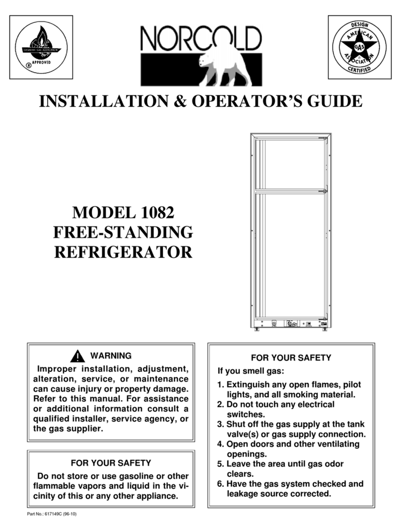 Norcold 1082 Administrator Guide