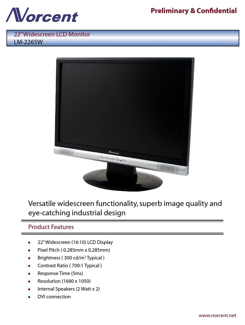 Norcent LM-2265W User manual