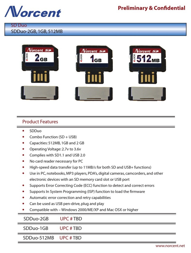 Norcent SDDuo-1GB UPC # TBD specification Norcent SDDuo-1GB UPC # TBD specification
