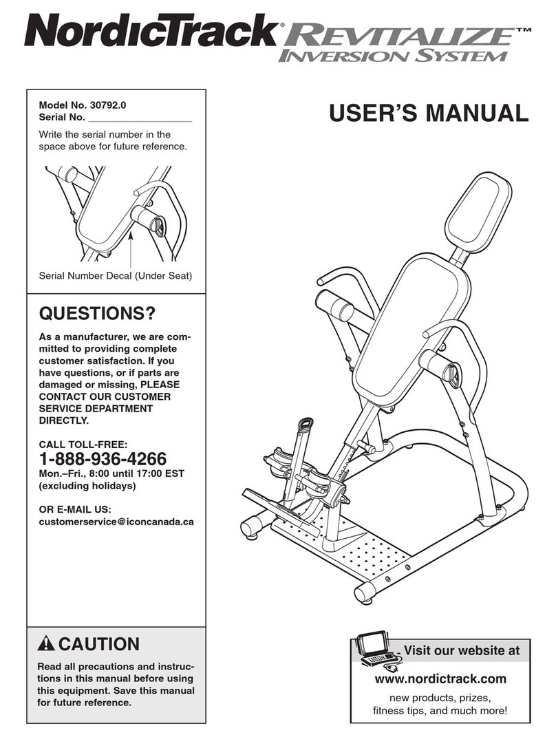 NordicTrack Revitalize 30792.0 user manual