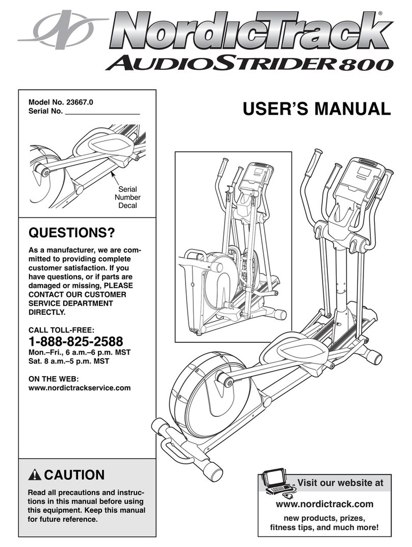 NordicTrack 23667.0 User manual