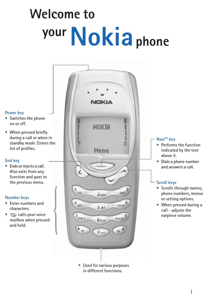 Nokia CELLPHONE User manual