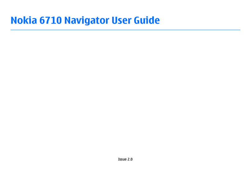 Nokia 6710 Navigator User manual Nokia 6710 Navigator User manual