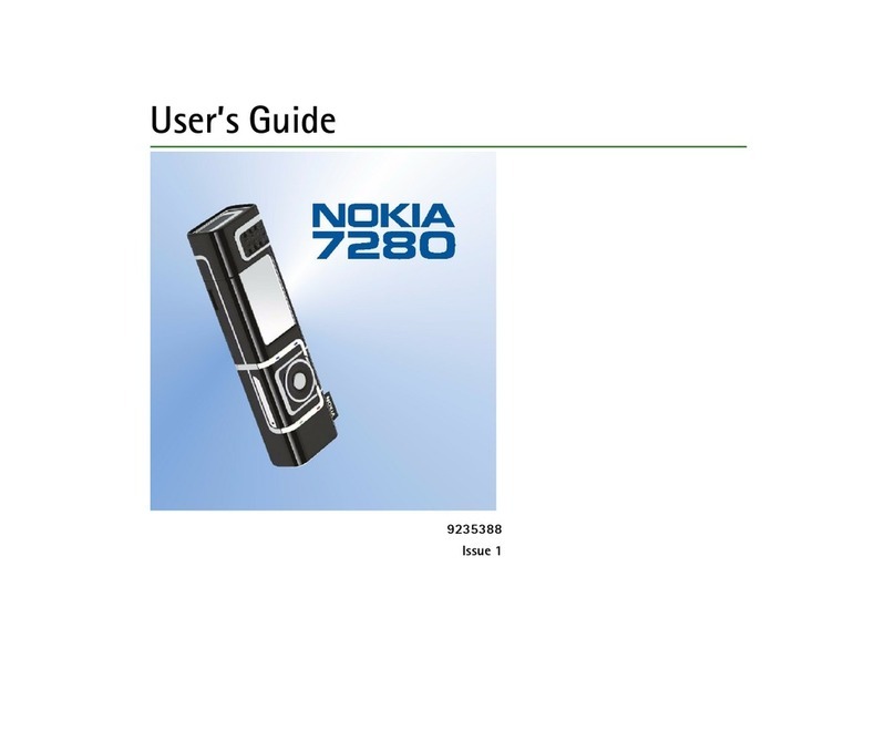 Nokia 7280 - Cell Phone - GSM User manual