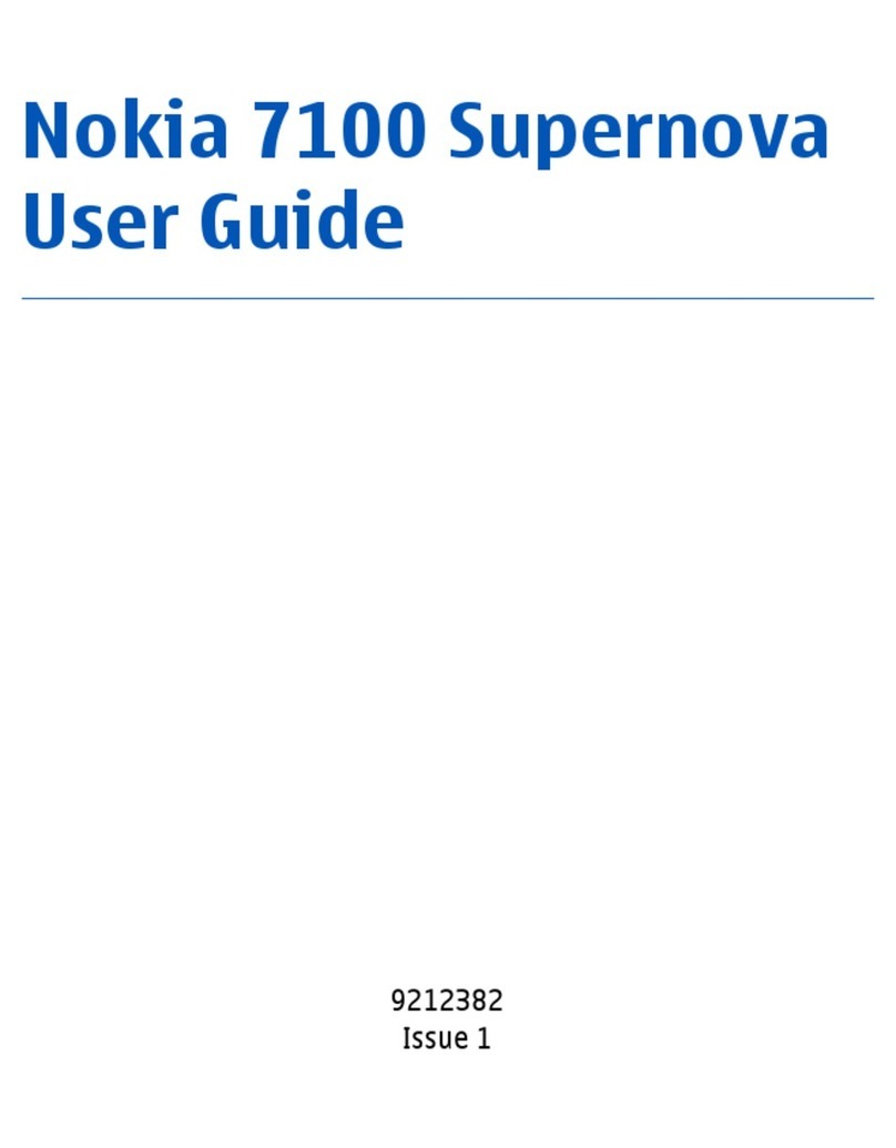 Nokia SUPERNOVA 7100 User manual