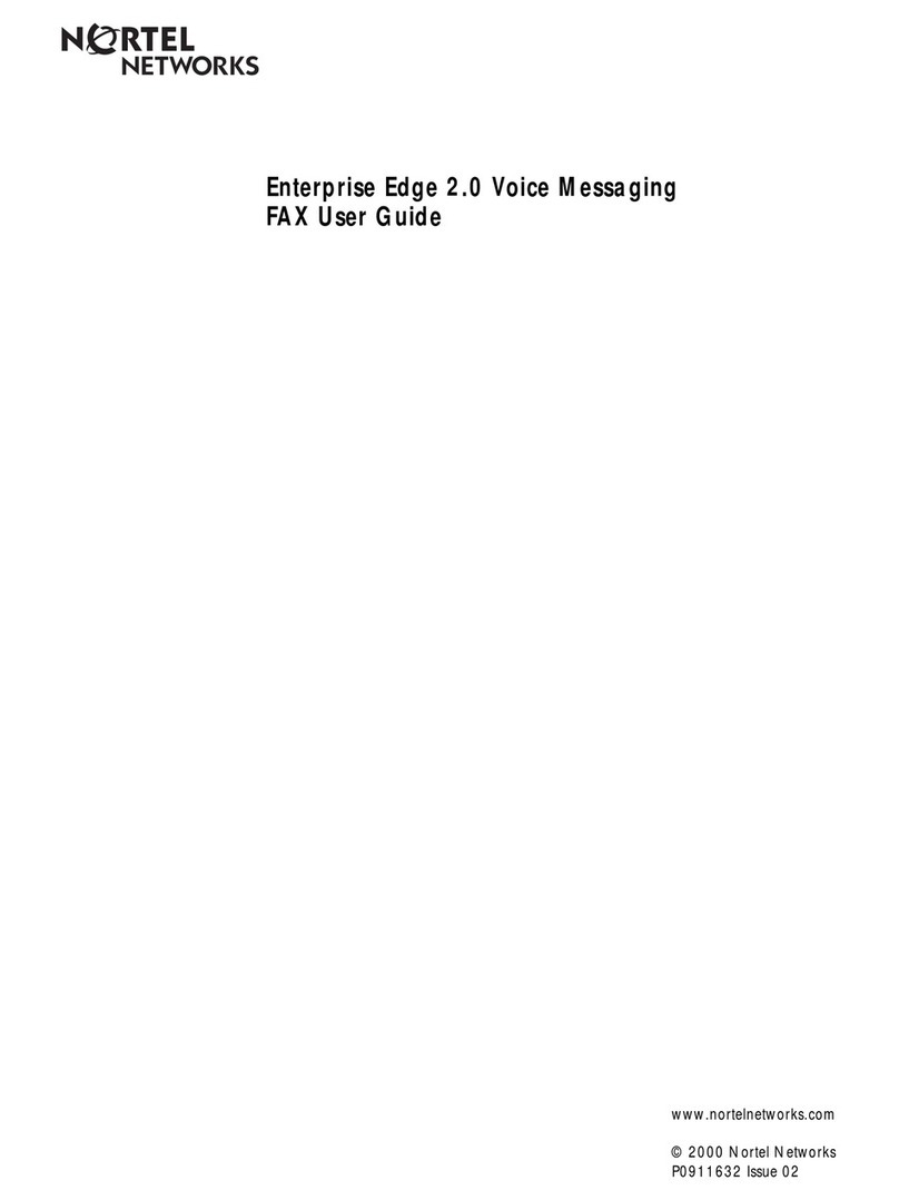 Nortel Enterprise Edge 2.0 Messaging user guide