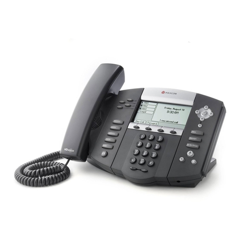 Polycom SoundPoint IP 550 User manual