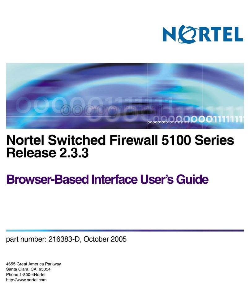 Nortel 5100 Series Release 2.3.3 User manual