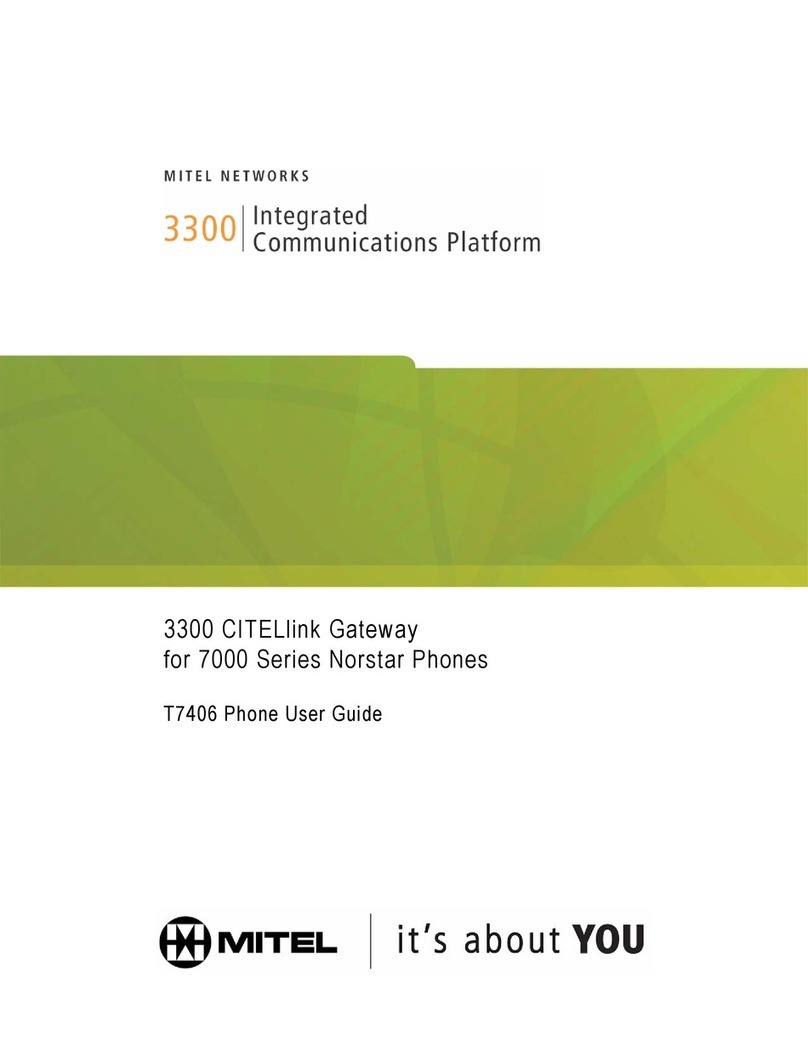 Mitel 3300 user guide