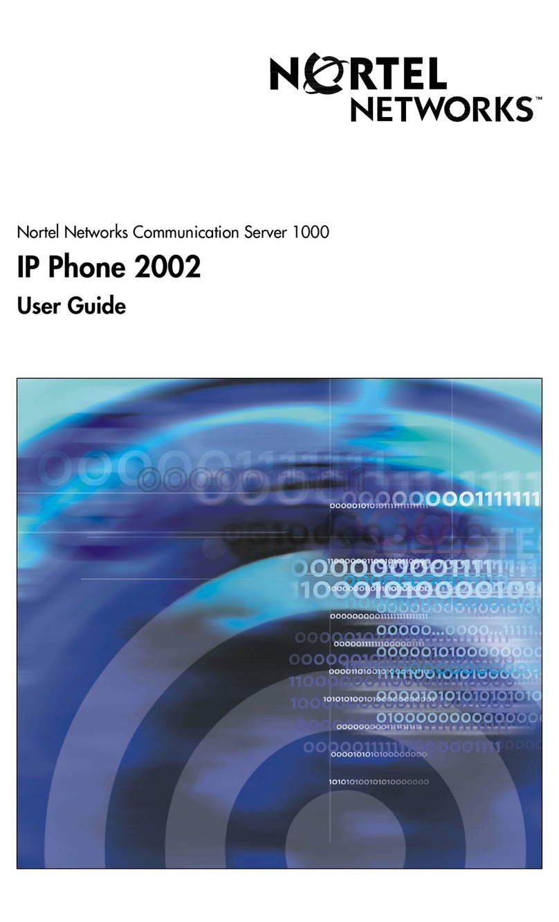 Nortel Networks IP Phone 2002 User manual