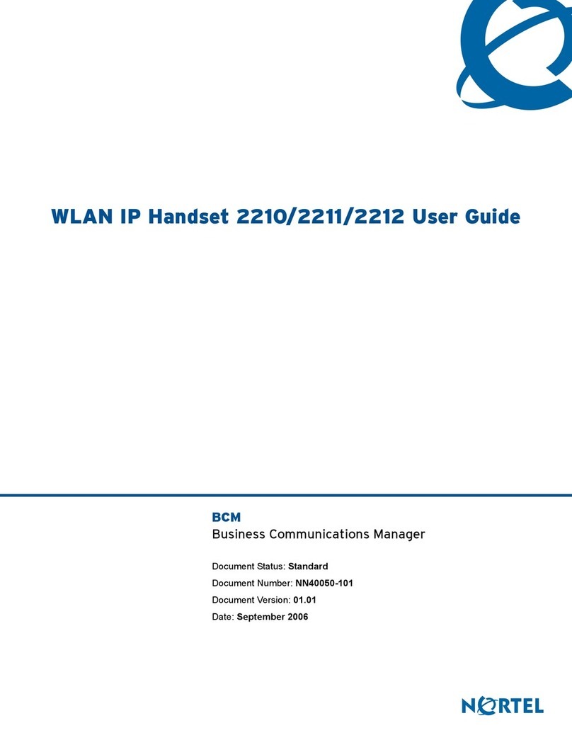 Nortel 2210 user guide