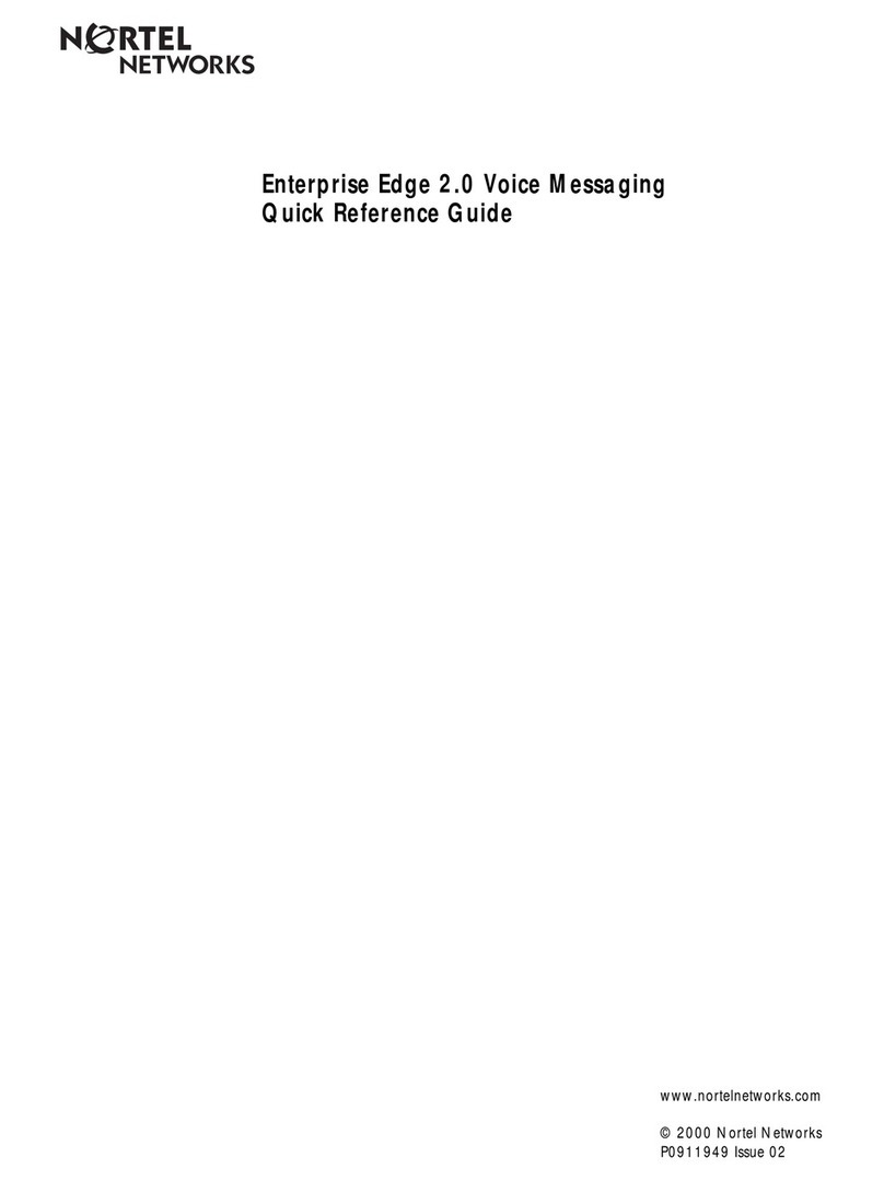 Nortel Enterprise Edge 2.0 Messaging User manual