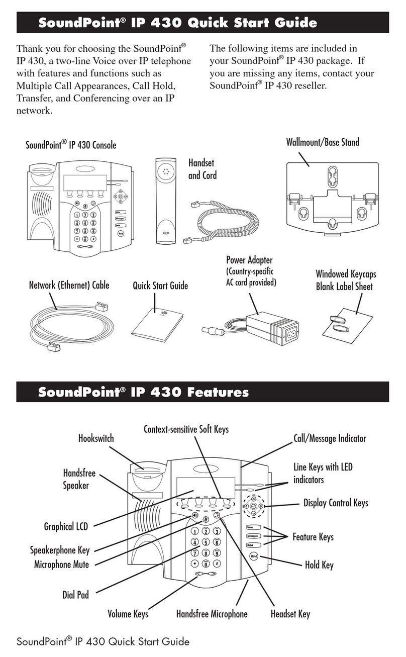 Polycom Polycom SoundPoint IP 430 User manual