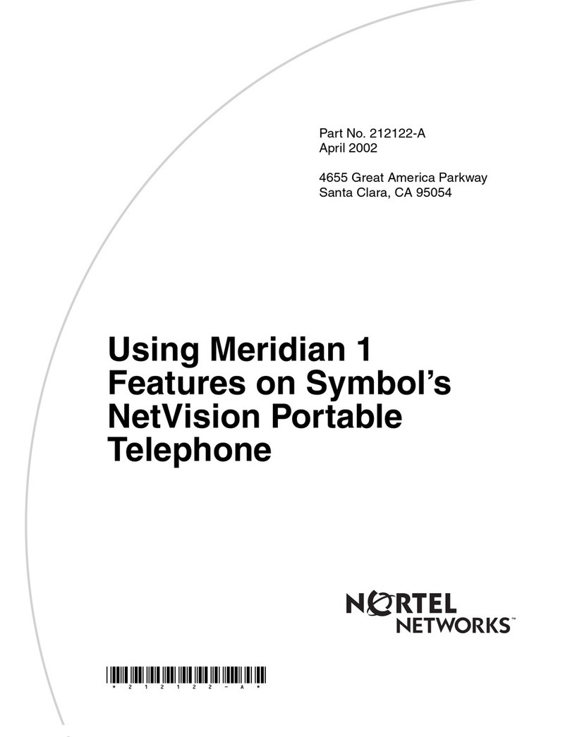 Nortel Portable Telephone Guide