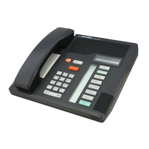 Nortel Norstar M7208 User's card