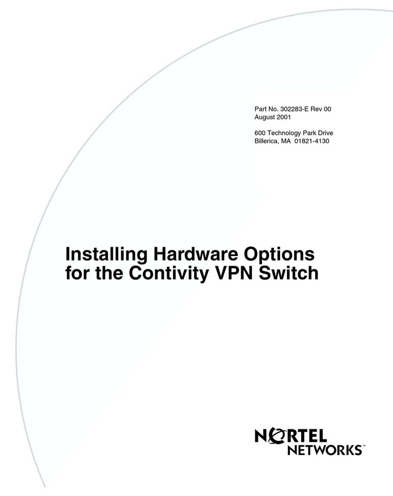 Nortel 2500 Seriess Assembly Instructions