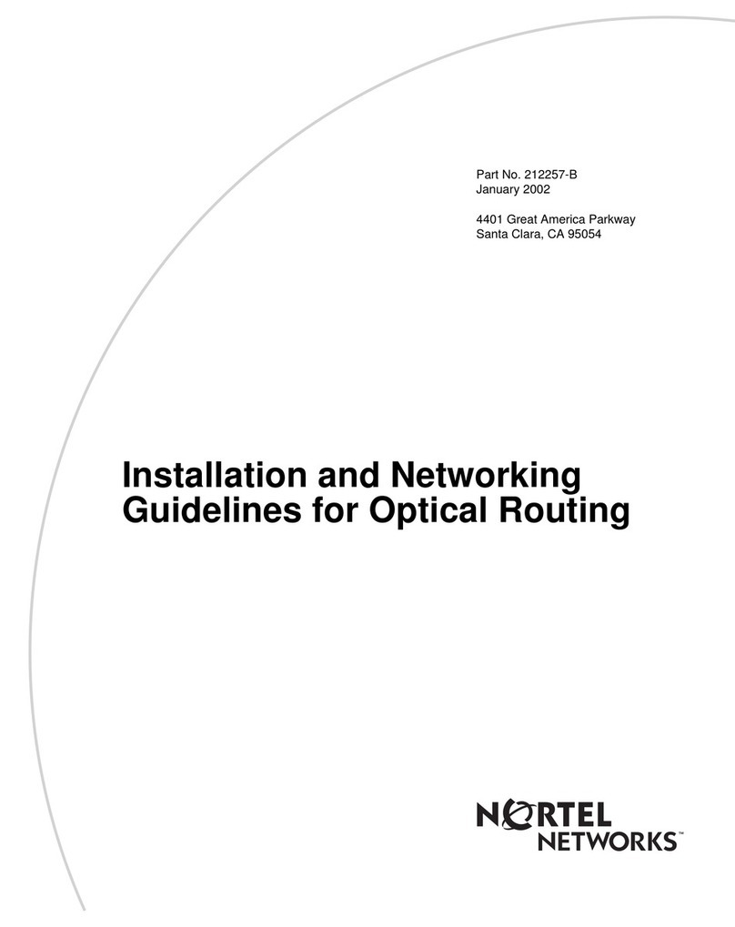 Nortel 10292FA Instruction sheet
