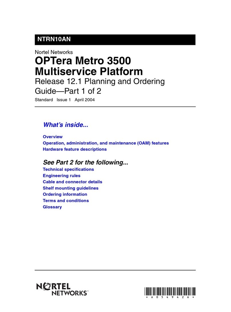 Nortel NTRN10AN Planning guide