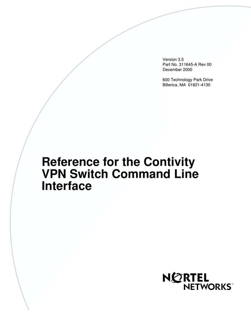 Nortel Contivity1510D Service manual