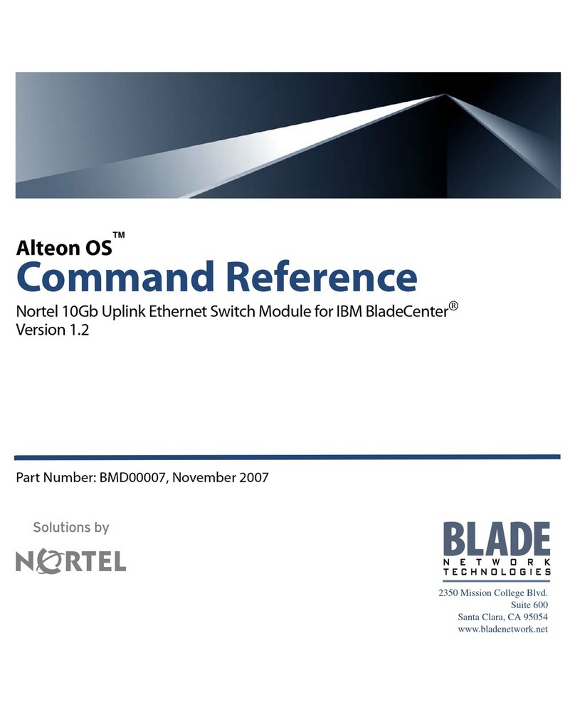 Nortel ALTEON OS BMD00007 Installation manual