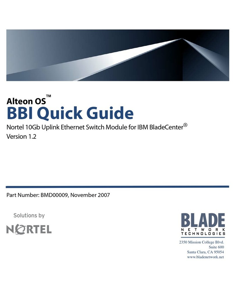 Nortel ALTEON OS BMD00009 User manual