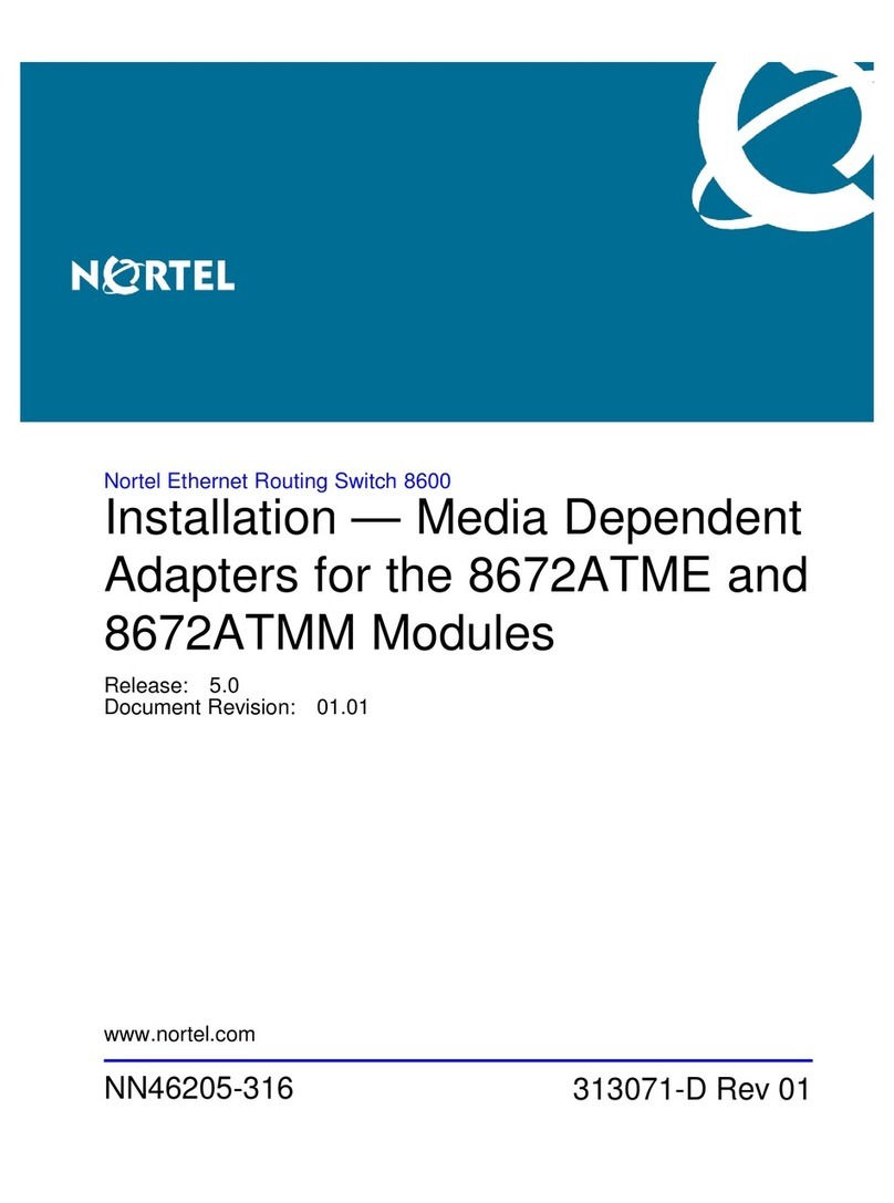 Nortel Passport 8672 ATMM User manual