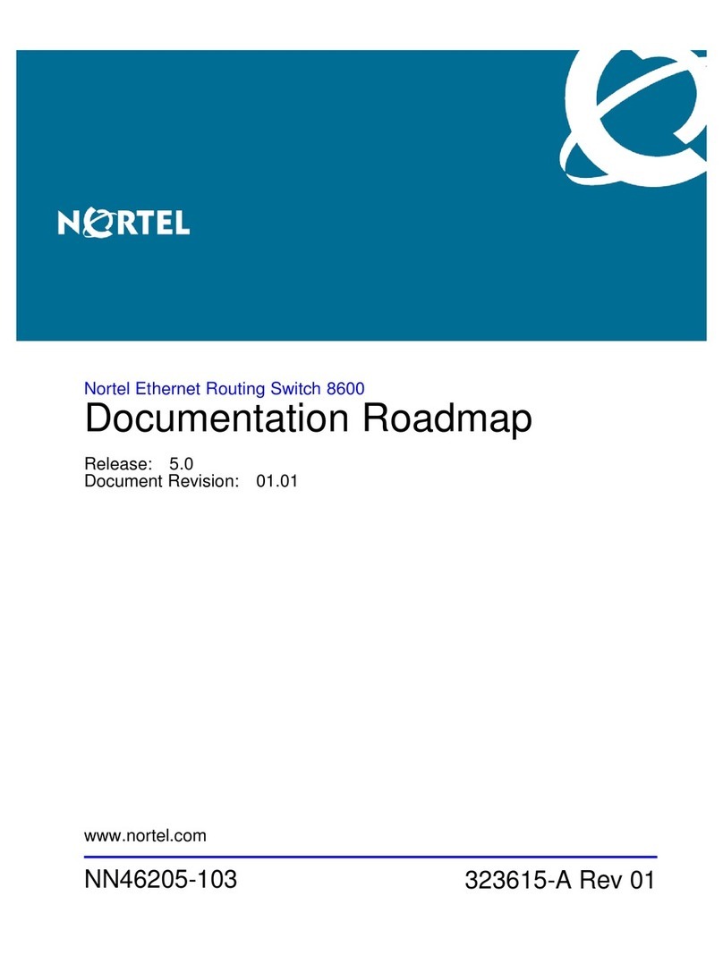 Nortel Passport 8600 Series Operator's manual