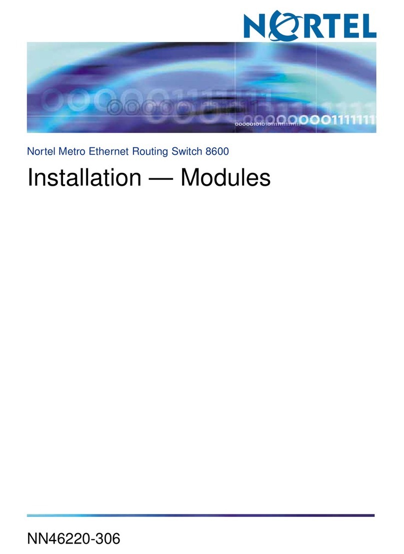 Nortel 8003AC User manual