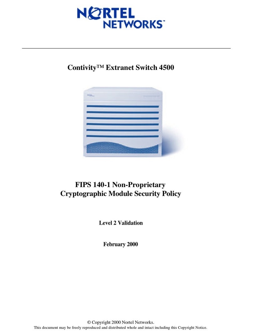Nortel 4500 FIPS User manual