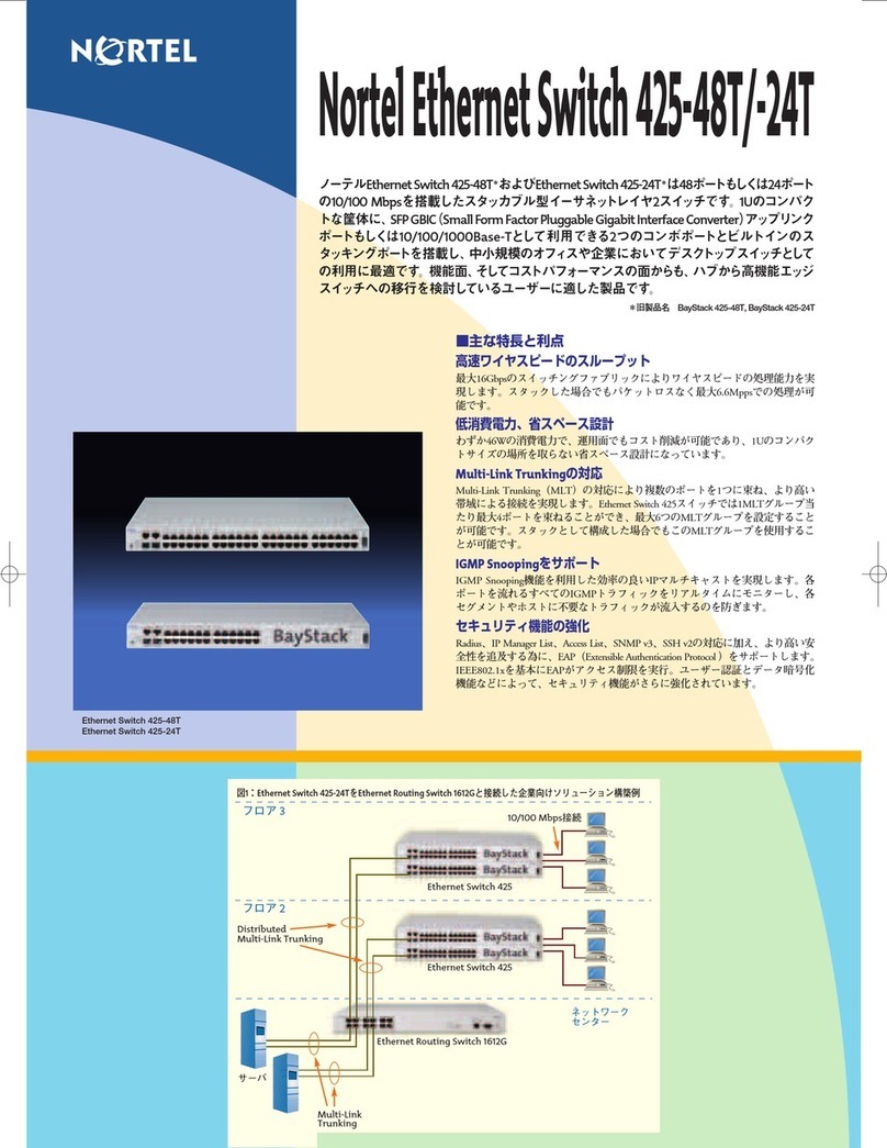 Nortel 425-24T specification