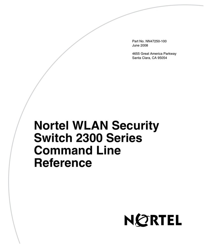 Nortel 2300 Series Service manual