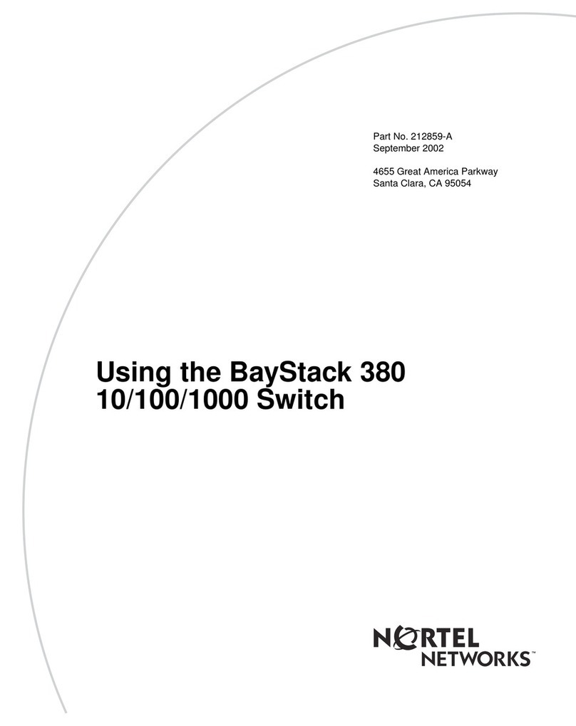 Nortel BayStack 380 Using Nortel BayStack 380 Using