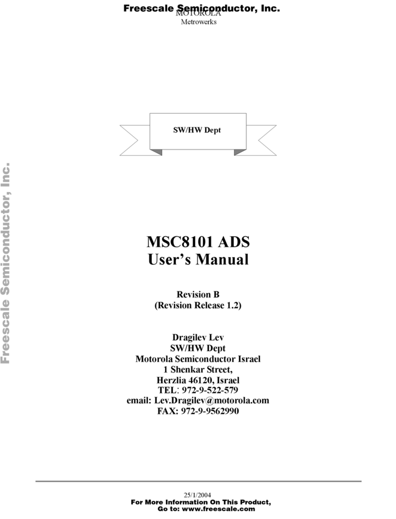 Motorola MSC8101 ADS User manual
