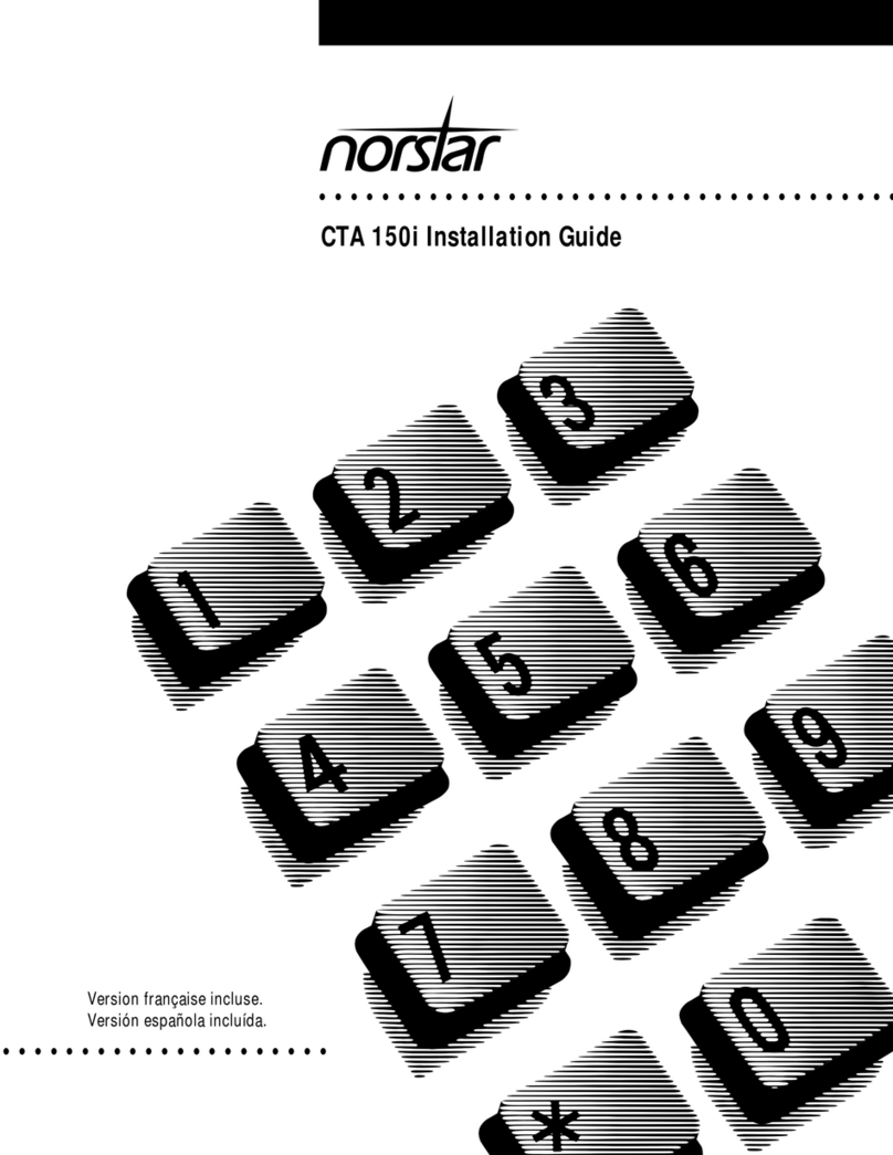 Northern Telecom CTA 150i installation guide