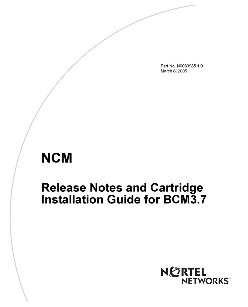 Nortel Cartridge installation guide