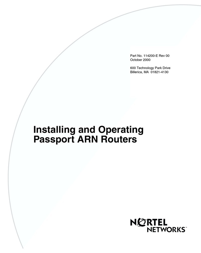 Nortel 114200-E User manual Nortel 114200-E User manual