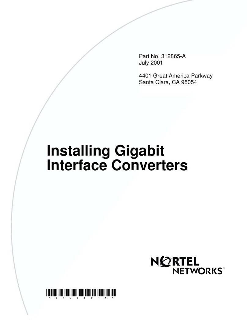 Nortel 312865-A installation guide