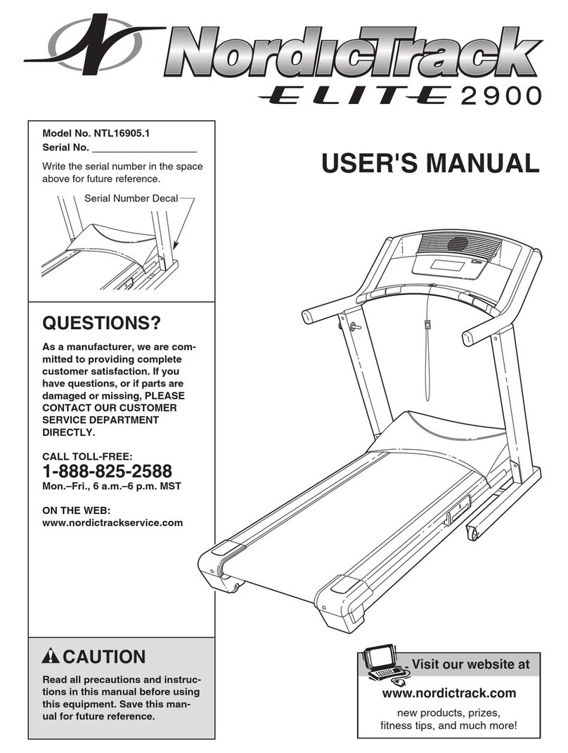 NordicTrack ELITE NTL16905.1 user manual