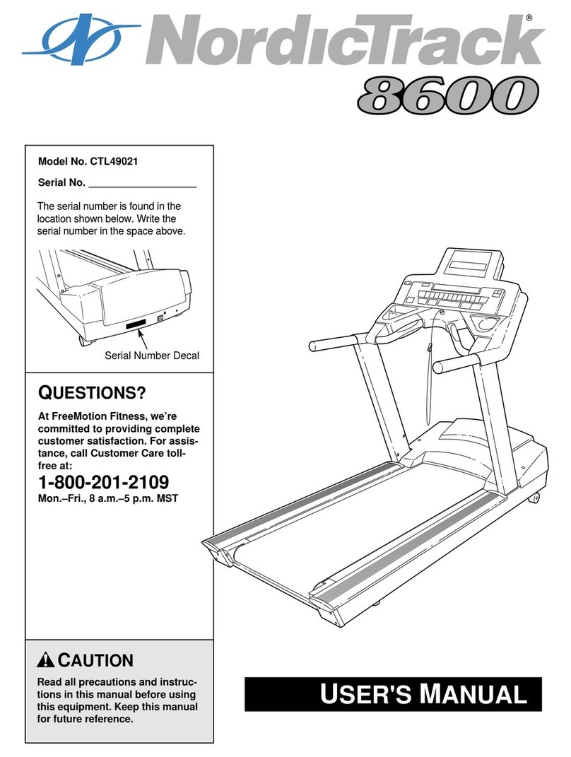 NordicTrack CTL49021 User manual