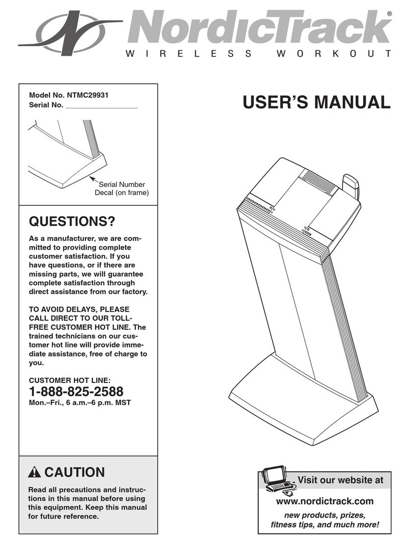 NordicTrack NTMC29931 user manual
