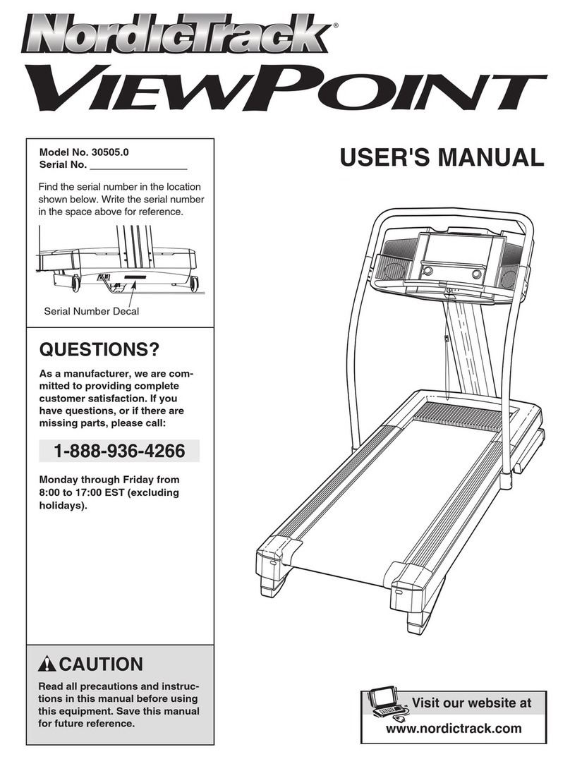 NordicTrack 30505.0 user manual