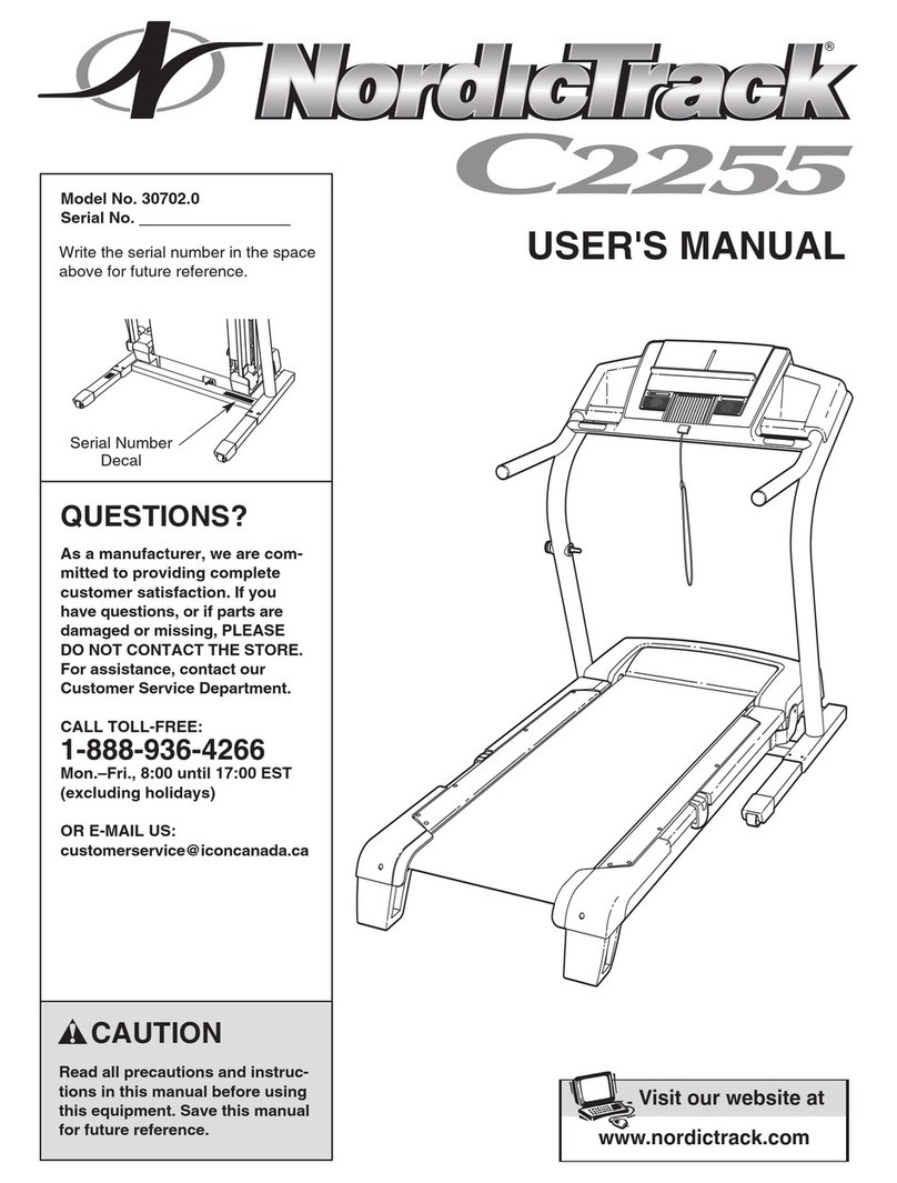 NordicTrack 30702.0 User manual