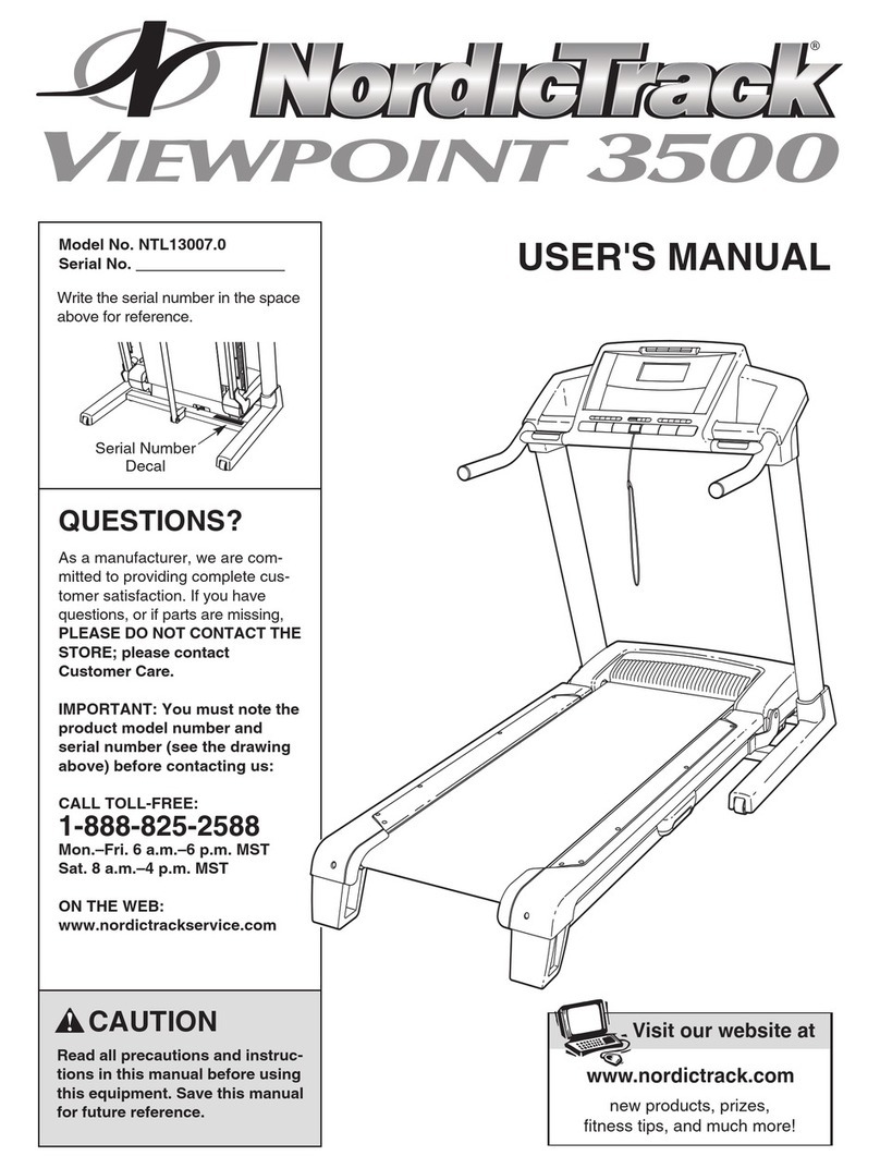 NordicTrack ViewPoint NTL13007.0 User manual