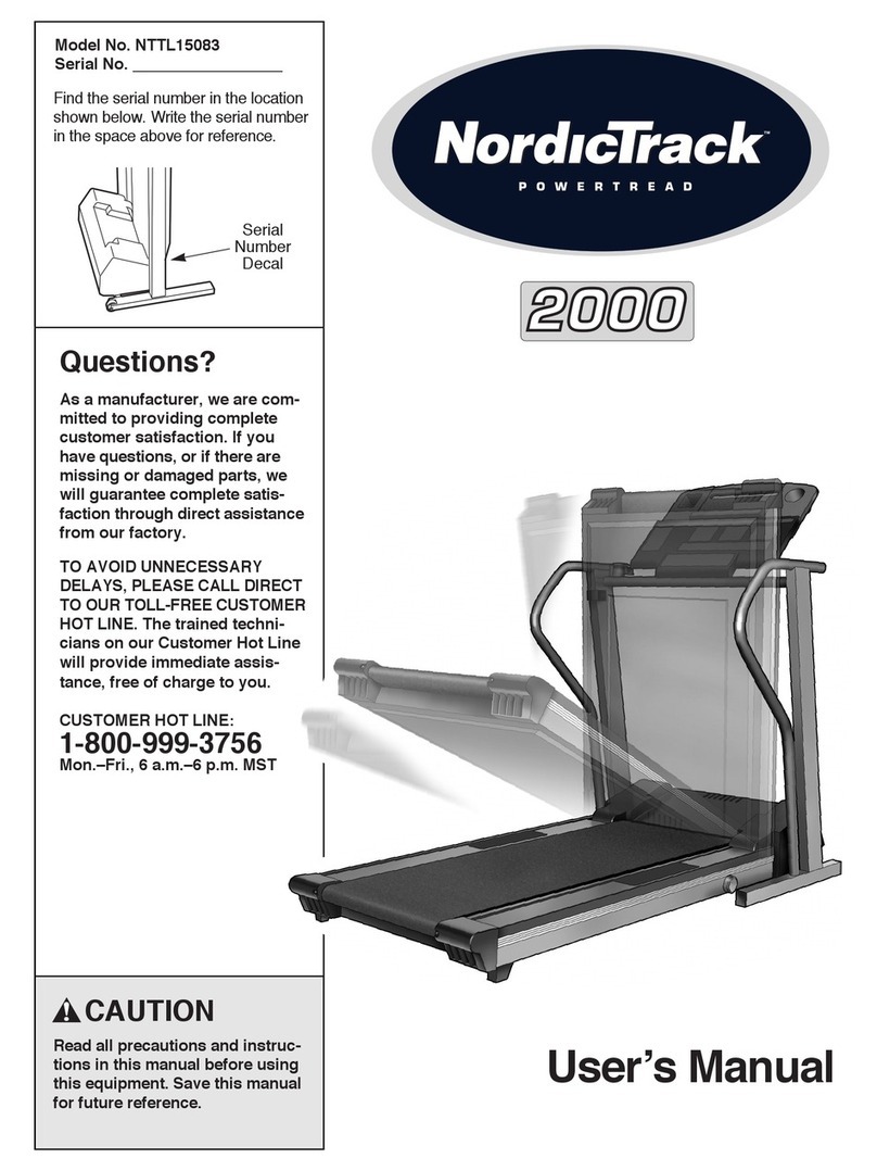 NordicTrack NTTL15083 User manual NordicTrack NTTL15083 User manual