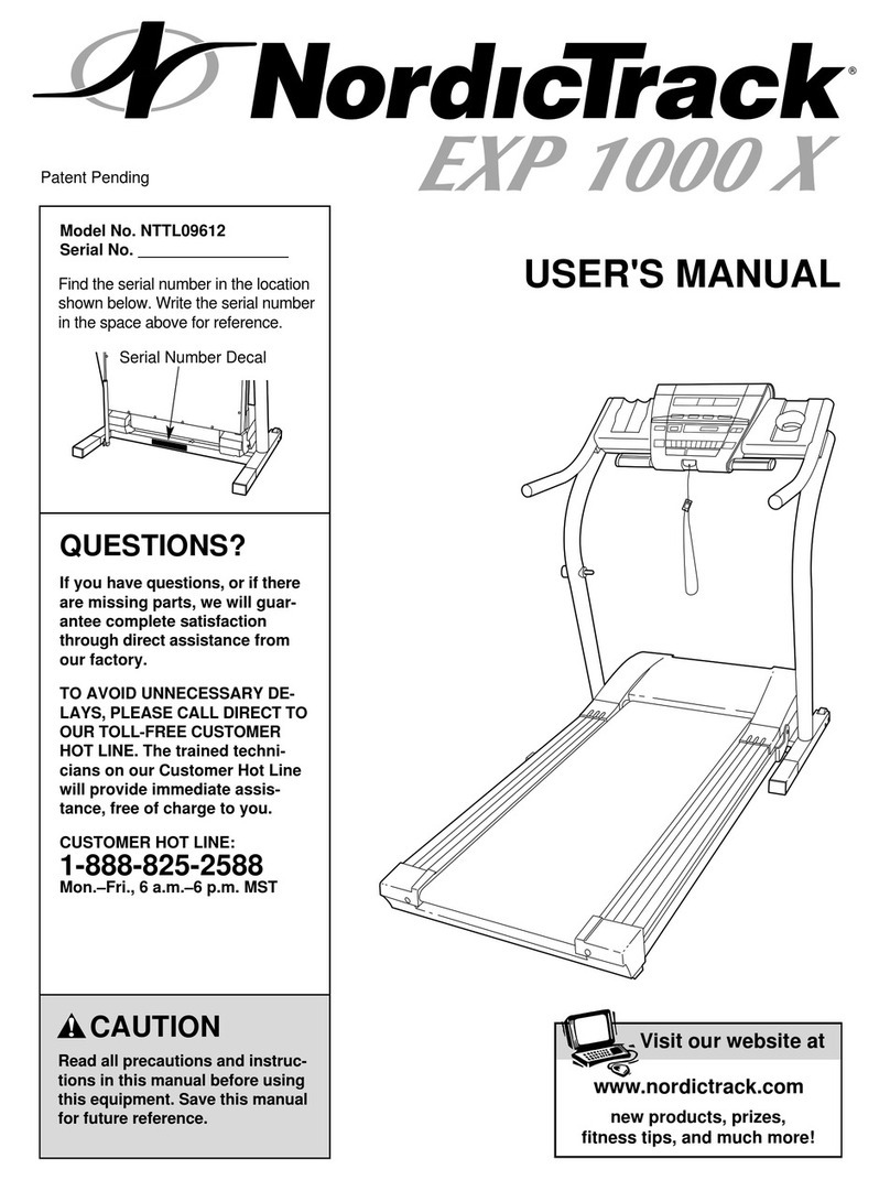 NordicTrack NTTL09612 user manual