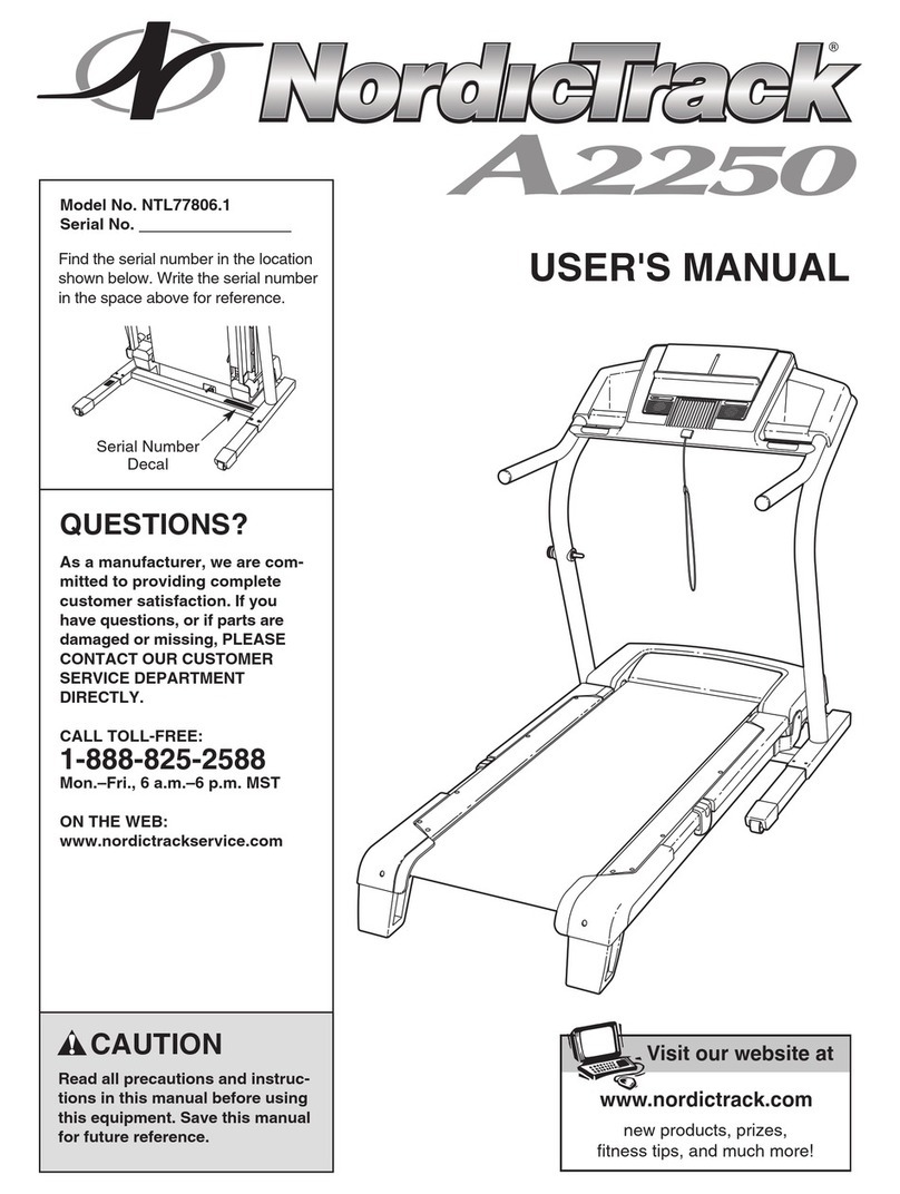 NordicTrack NTL77806.1 User manual