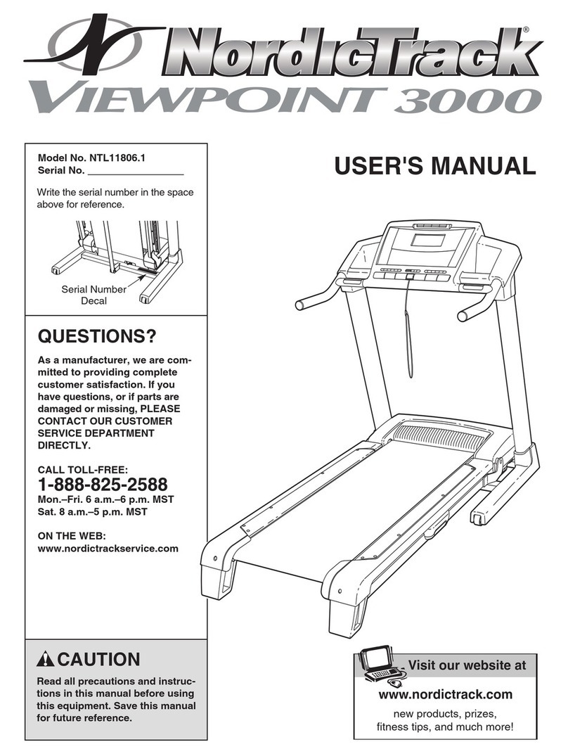 NordicTrack ViewPoint NTL11806.1 user manual