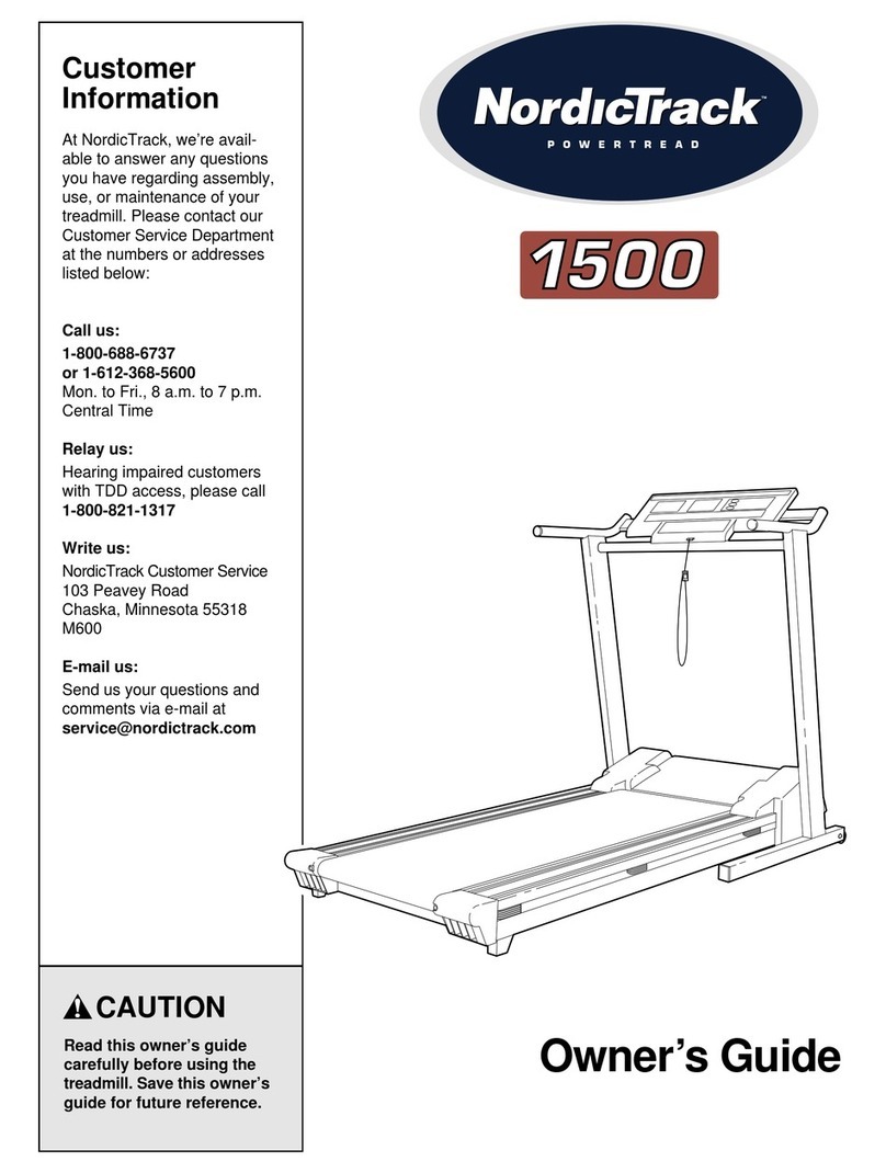 NordicTrack NTTL90080 owner's guide