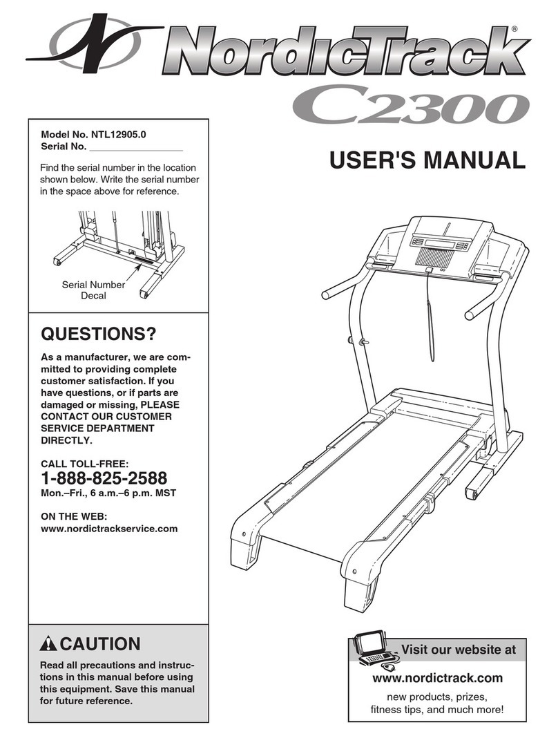 NordicTrack NTL12905.0 User manual