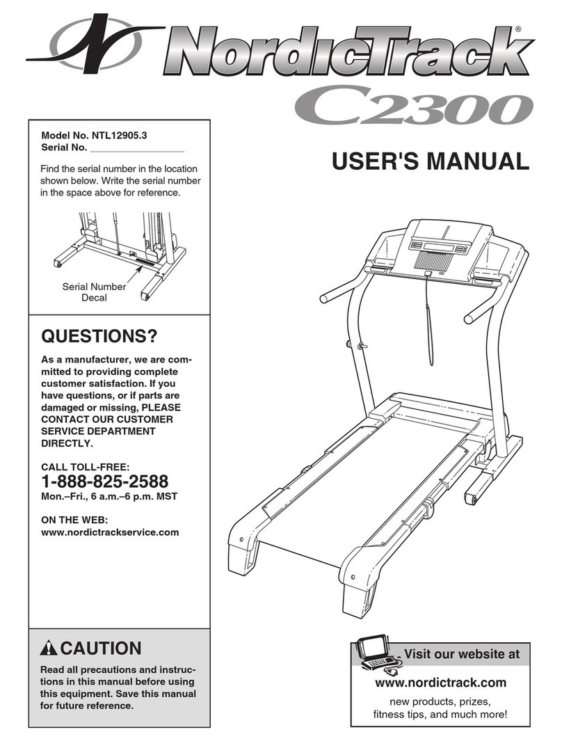 NordicTrack NTL12905.3 User manual